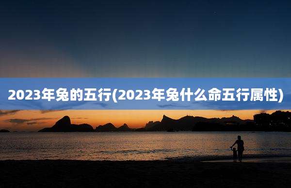 2023年兔的五行(2023年兔什么命五行属性)