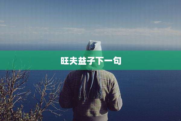 旺夫益子下一句