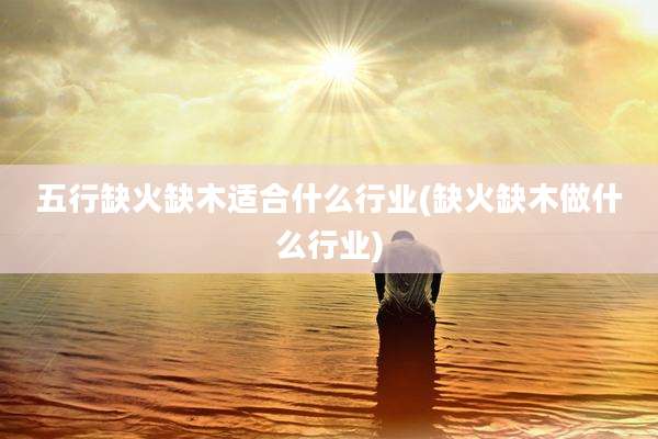 五行缺火缺木适合什么行业(缺火缺木做什么行业)