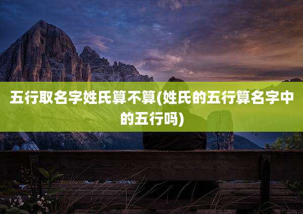 五行取名字姓氏算不算(姓氏的五行算名字中的五行吗)