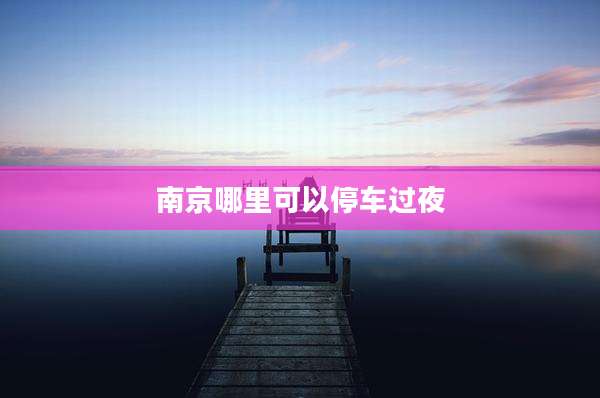 南京哪里可以停车过夜