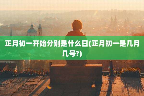 正月初一开始分别是什么日(正月初一是几月几号?)