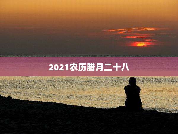 2021农历腊月二十八