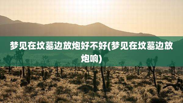梦见在坟墓边放炮好不好(梦见在坟墓边放炮响)