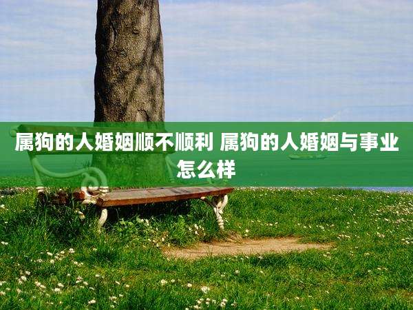 属狗的人婚姻顺不顺利 属狗的人婚姻与事业怎么样