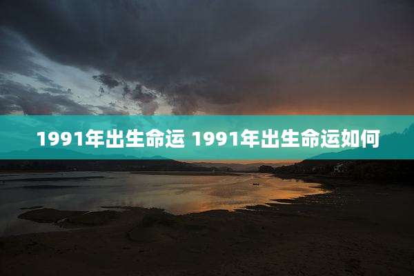 1991年出生命运 1991年出生命运如何