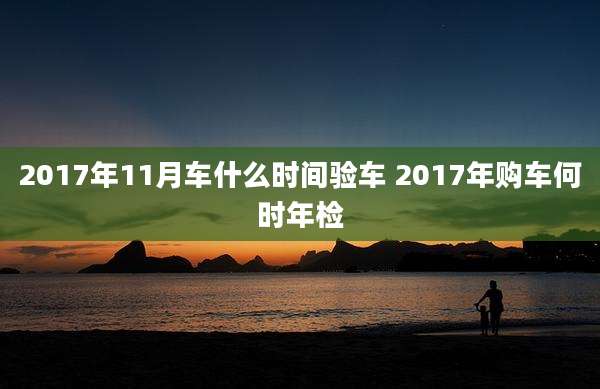 2017年11月车什么时间验车 2017年购车何时年检