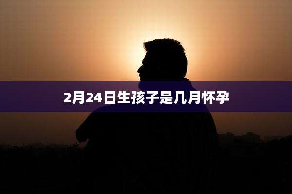 2月24日生孩子是几月怀孕