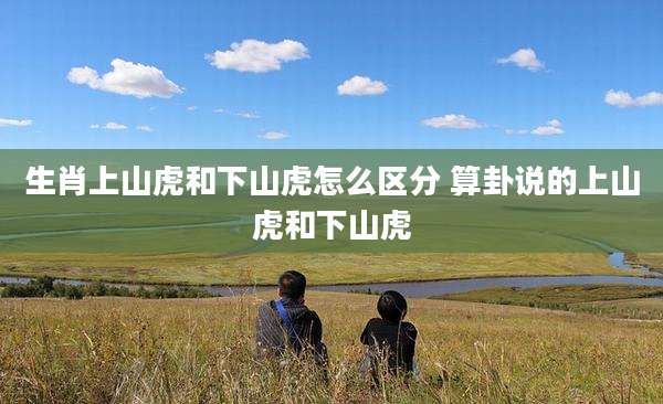 生肖上山虎和下山虎怎么区分 算卦说的上山虎和下山虎