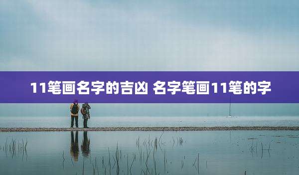 11笔画名字的吉凶 名字笔画11笔的字