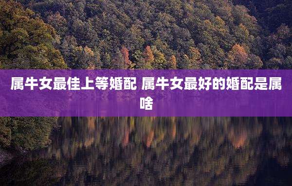 属牛女最佳上等婚配 属牛女最好的婚配是属啥
