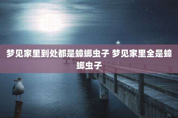 梦见家里到处都是蟑螂虫子 梦见家里全是蟑螂虫子