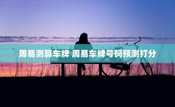 周易测算车牌 周易车牌号码预测打分