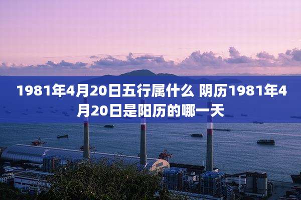 1981年4月20日五行属什么 阴历1981年4月20日是阳历的哪一天