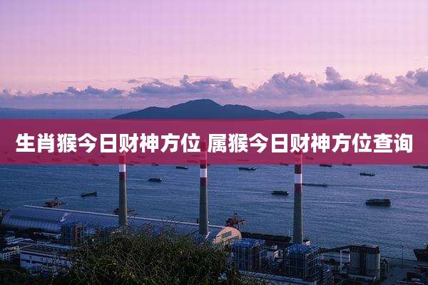 生肖猴今日财神方位 属猴今日财神方位查询