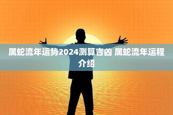 属蛇流年运势2024测算吉凶 属蛇流年运程介绍