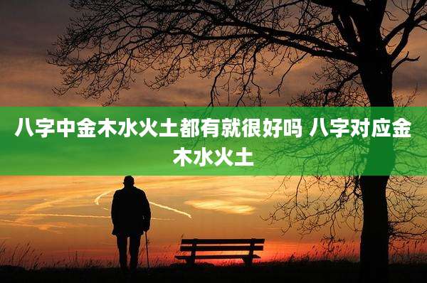 八字中金木水火土都有就很好吗 八字对应金木水火土