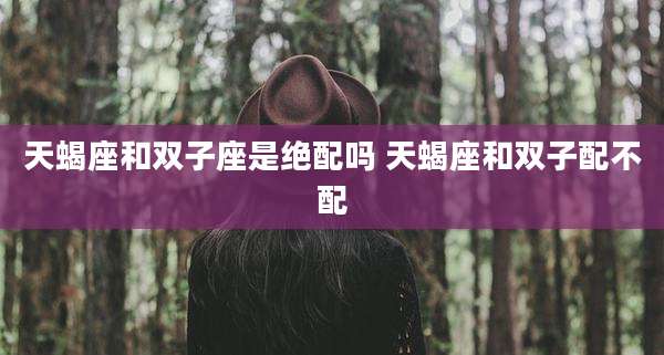 天蝎座和双子座是绝配吗 天蝎座和双子配不配