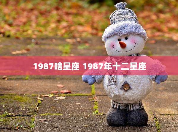 1987啥星座 1987年十二星座
