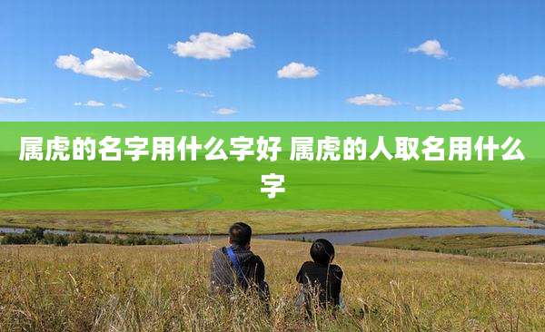属虎的名字用什么字好 属虎的人取名用什么字