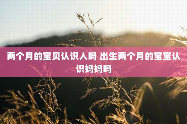 两个月的宝贝认识人吗 出生两个月的宝宝认识妈妈吗