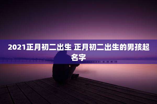 2021正月初二出生 正月初二出生的男孩起名字