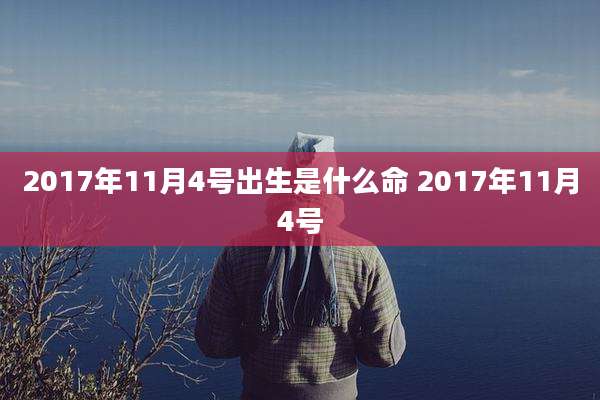 2017年11月4号出生是什么命 2017年11月4号