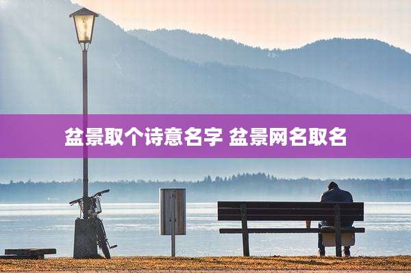 盆景取个诗意名字 盆景网名取名