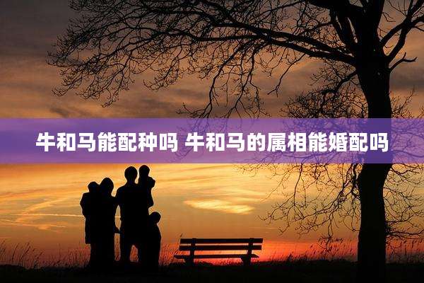 牛和马能配种吗 牛和马的属相能婚配吗