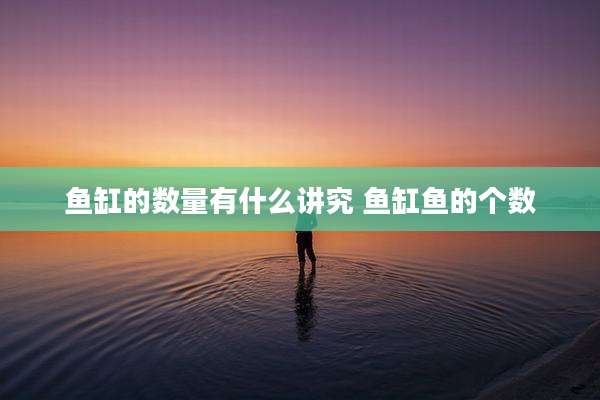 鱼缸的数量有什么讲究 鱼缸鱼的个数