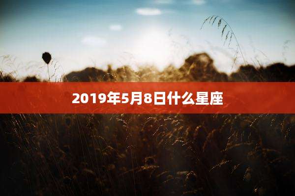 2019年5月8日什么星座