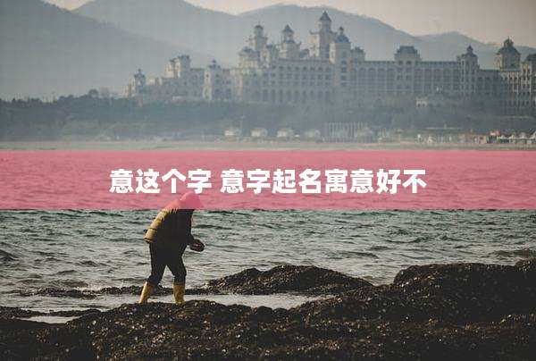 意这个字 意字起名寓意好不