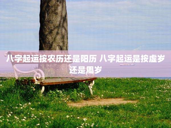 八字起运按农历还是阳历 八字起运是按虚岁还是周岁