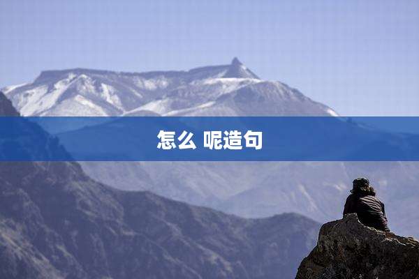 怎么 呢造句
