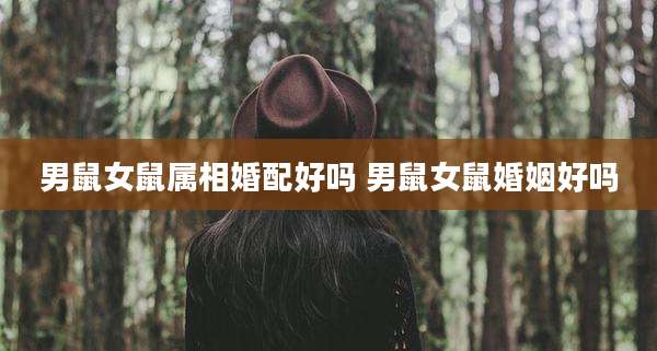 男鼠女鼠属相婚配好吗 男鼠女鼠婚姻好吗