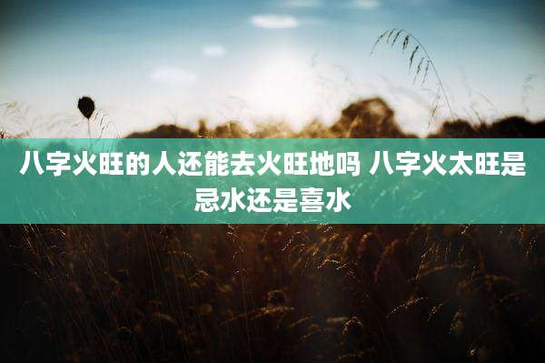 八字火旺的人还能去火旺地吗 八字火太旺是忌水还是喜水