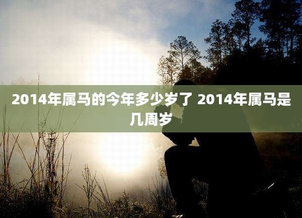 2014年属马的今年多少岁了 2014年属马是几周岁
