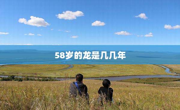 58岁的龙是几几年