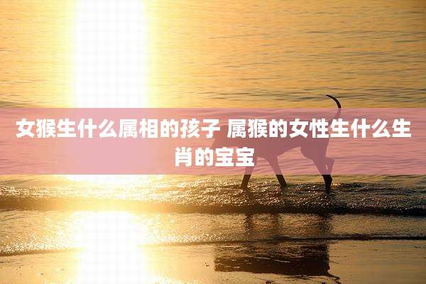 女猴生什么属相的孩子 属猴的女性生什么生肖的宝宝
