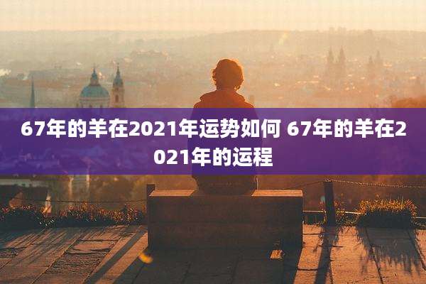 67年的羊在2021年运势如何 67年的羊在2021年的运程