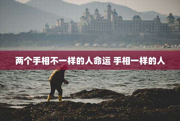 两个手相不一样的人命运 手相一样的人