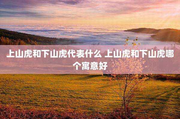 上山虎和下山虎代表什么 上山虎和下山虎哪个寓意好