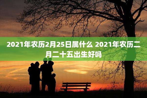 2021年农历2月25日属什么 2021年农历二月二十五出生好吗