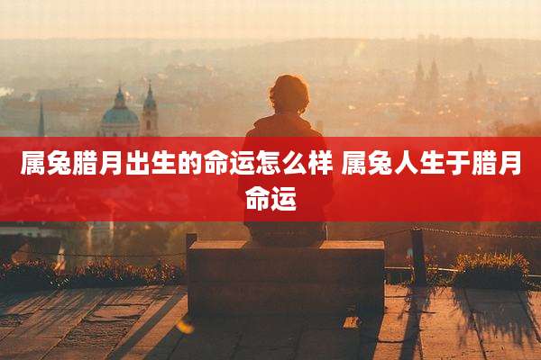 属兔腊月出生的命运怎么样 属兔人生于腊月命运