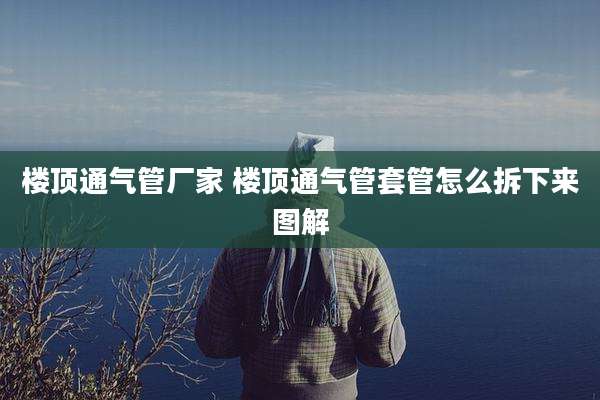楼顶通气管厂家 楼顶通气管套管怎么拆下来图解