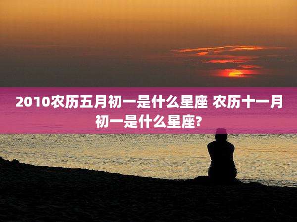 2010农历五月初一是什么星座 农历十一月初一是什么星座?