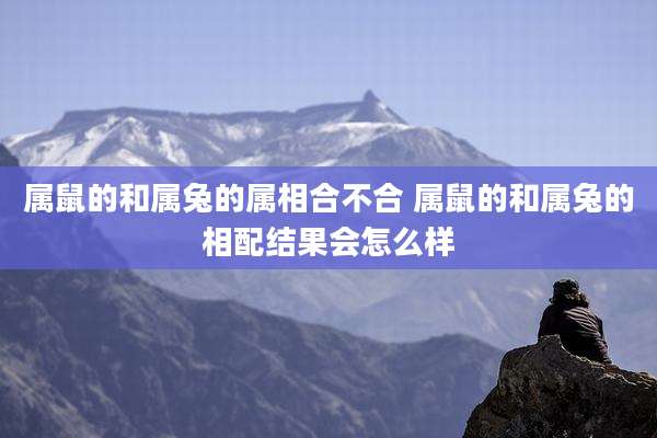 属鼠的和属兔的属相合不合 属鼠的和属兔的相配结果会怎么样