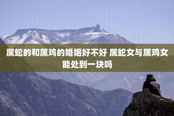 属蛇的和属鸡的婚姻好不好 属蛇女与属鸡女能处到一块吗