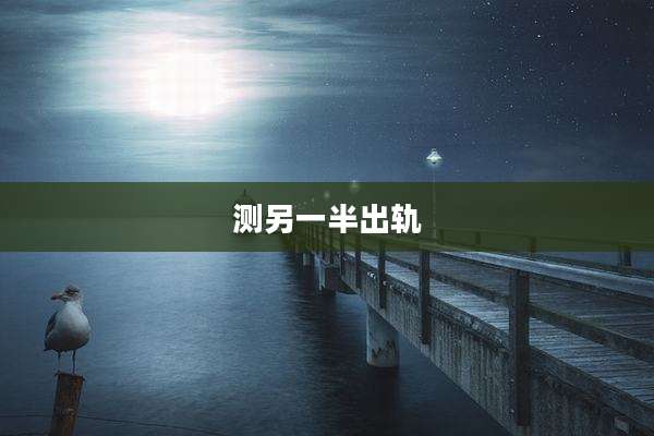 测另一半出轨