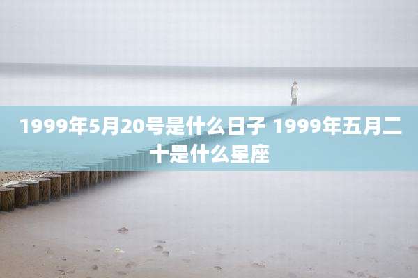 1999年5月20号是什么日子 1999年五月二十是什么星座